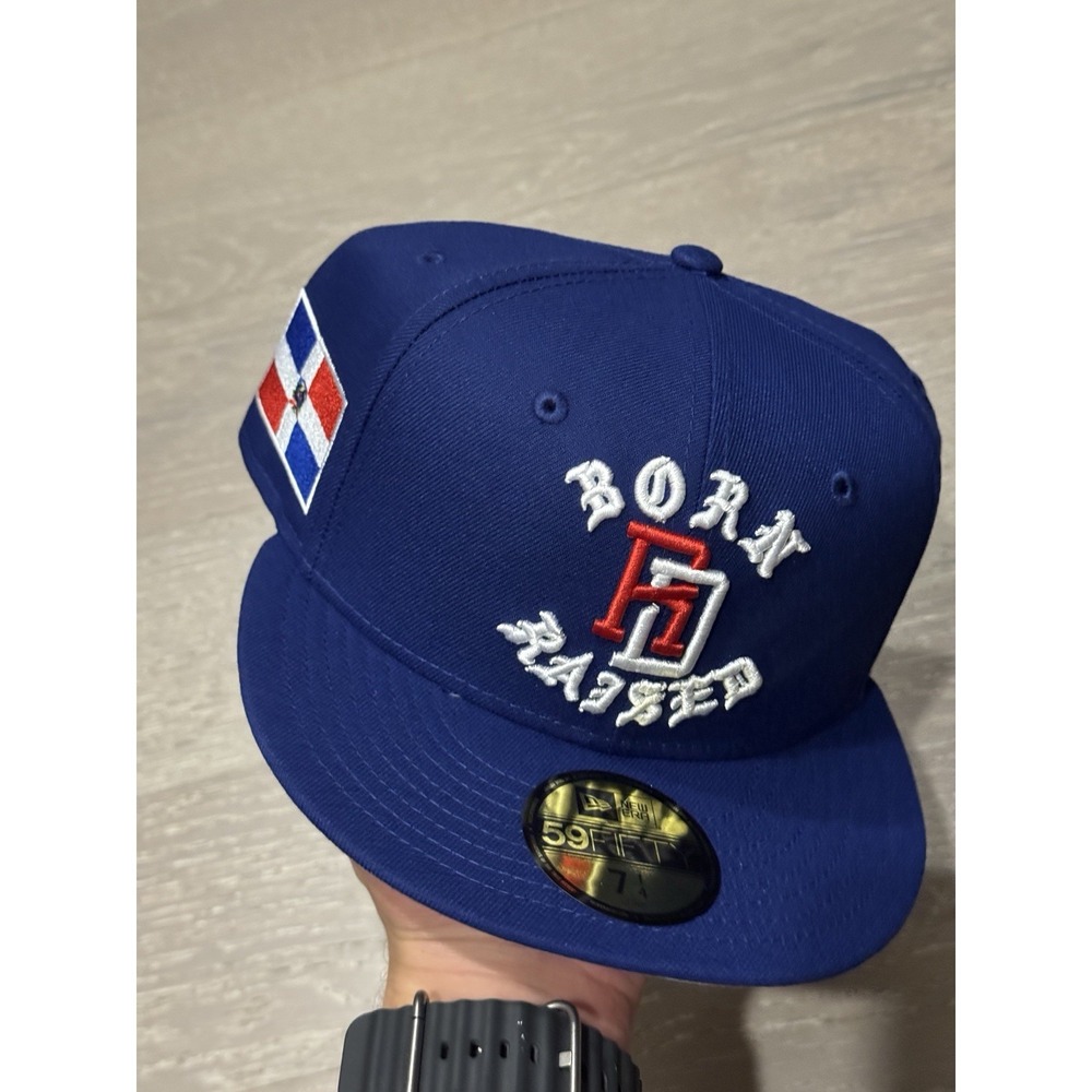 7 1/4 Dominican Republic New Era Born x Raised 2026 WBC 59FIFTY Fitted BLUE